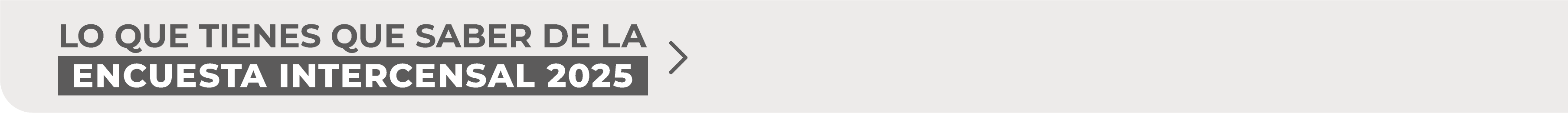 Lo que tienes que saber de la Encuesta Intercensal 2025